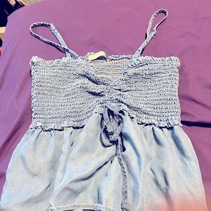 Blue denim colored shirt(willing to drop price)